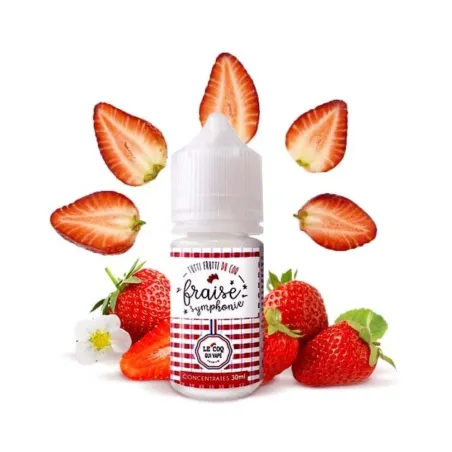 Arôme Concentré Fraise Symphonie – Le Coq qui Vape