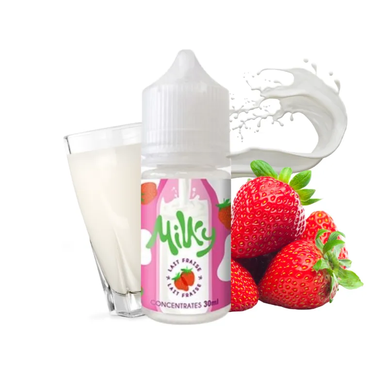 Concentré Milky Fraise / Le Coq qui Vape Concentré Milky Fraise / Le Coq qui Vape