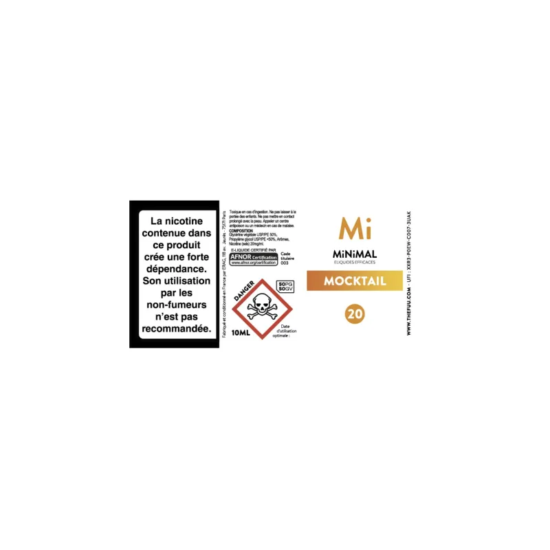 Eliquide Mocktail MiNiMAL / The Fuu