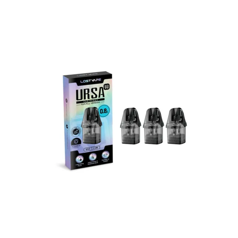 3X Cartouches Ursa Nano V3 / Lost Vape 3X Cartouches Ursa Nano V3 / Lost Vape