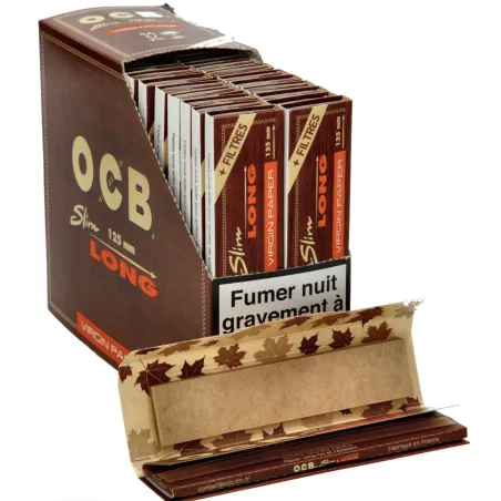 Feuilles à rouler OCB Virgin Slim + Tips Long – OCB