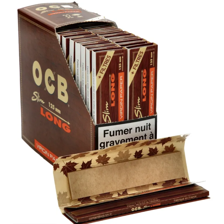 OCB Virgin Slim + Tips Long / OCB OCB Virgin Slim + Tips Long / OCB