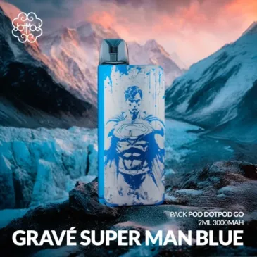Pack Pod dotPod Go Super Man Blue - Edition Gravée / Dotmod