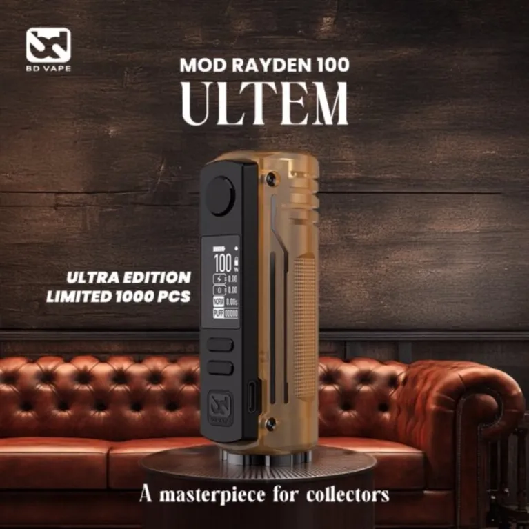 Mod Rayden 100 V2.0 Ultem - Edition Limitée / BD Vape Mod Rayden 100 V2.0 Ultem - Edition Limitée / BD Vape