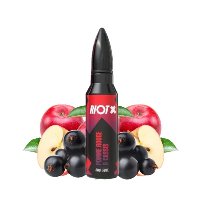 E-liquide Pomme Rouge & Cassis / Riot X
