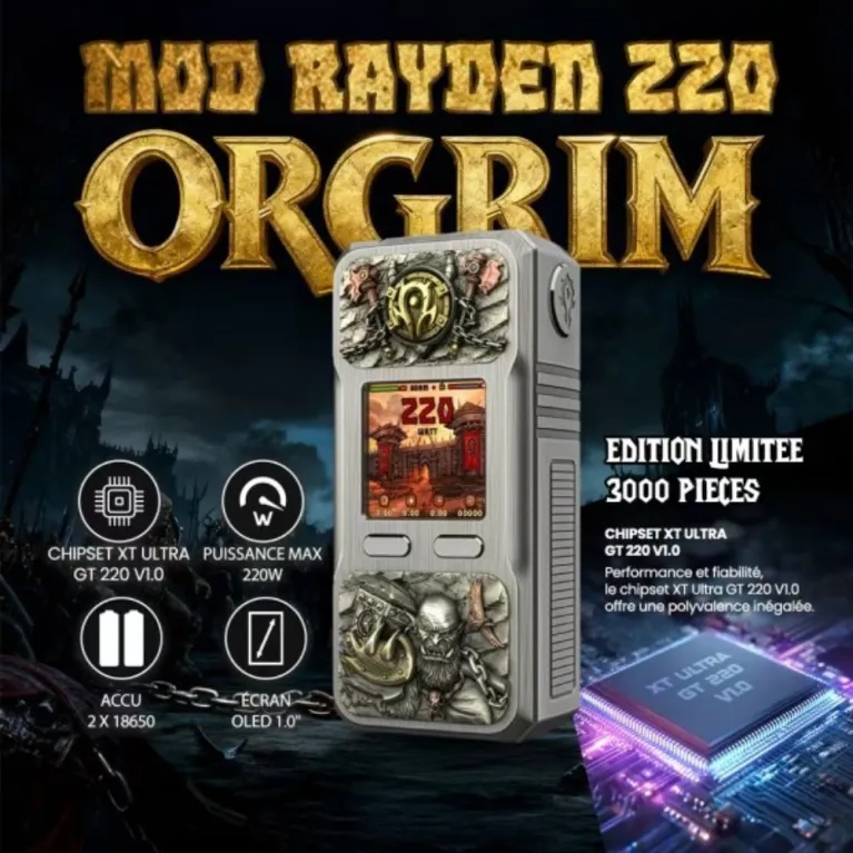 Mod Rayden 220 Orgrim Limited Edition / BD Vape