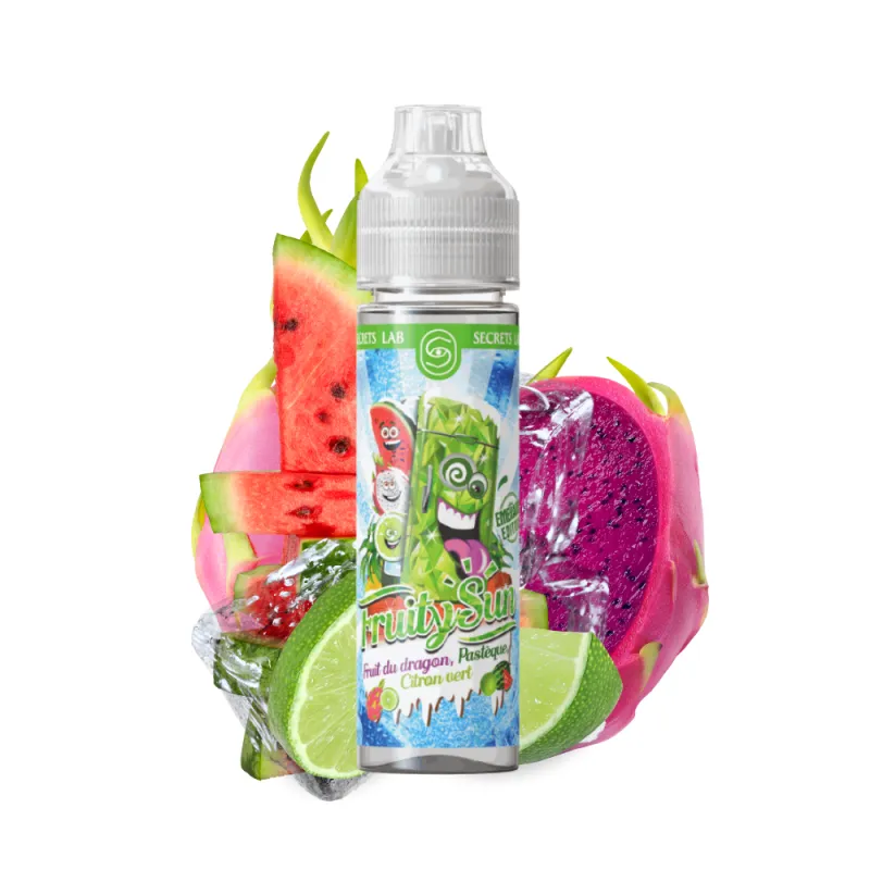 Eliquide Fruit du Dragon Pastèque Citron Vert - Fruity Sun / Secret's Lab