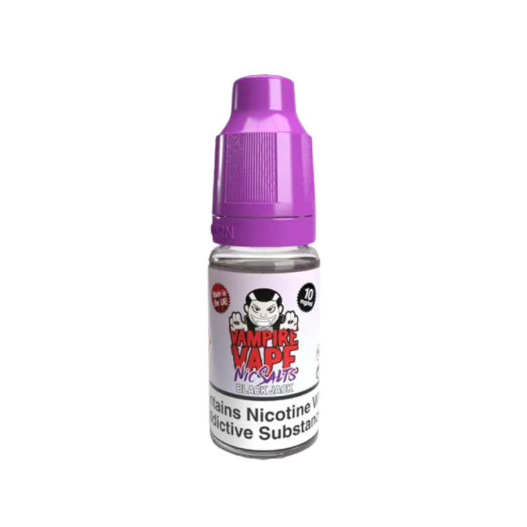 Eliquide Black Jack Nic Salt / Vampire Vape