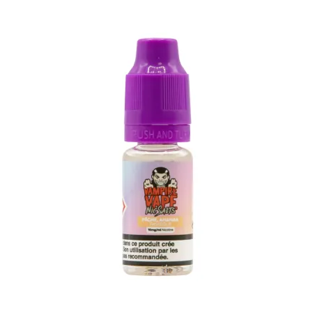 Eliquide Pêche Ananas Pastèque Nic Salt – Vampire Vape