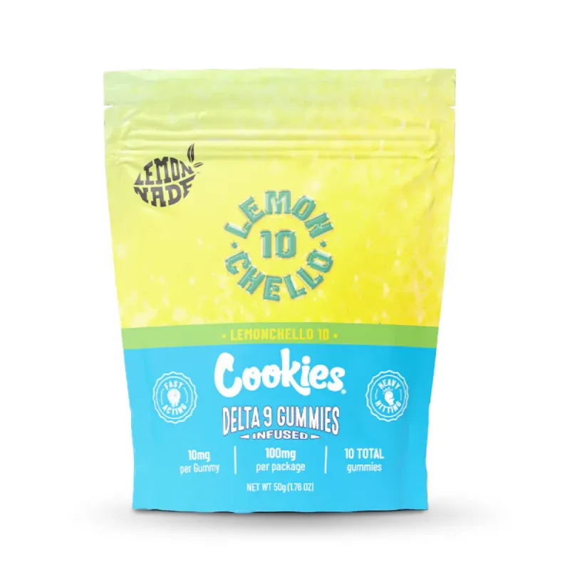 Gummies Delta 9 Cookies Lemonchello – 10 mg – Sachet 10 unités