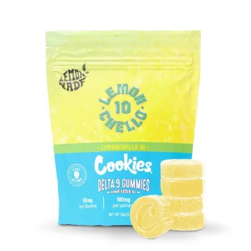 Gummies Delta 9 Cookies Lemonchello – 10 mg – Sachet 10 unités