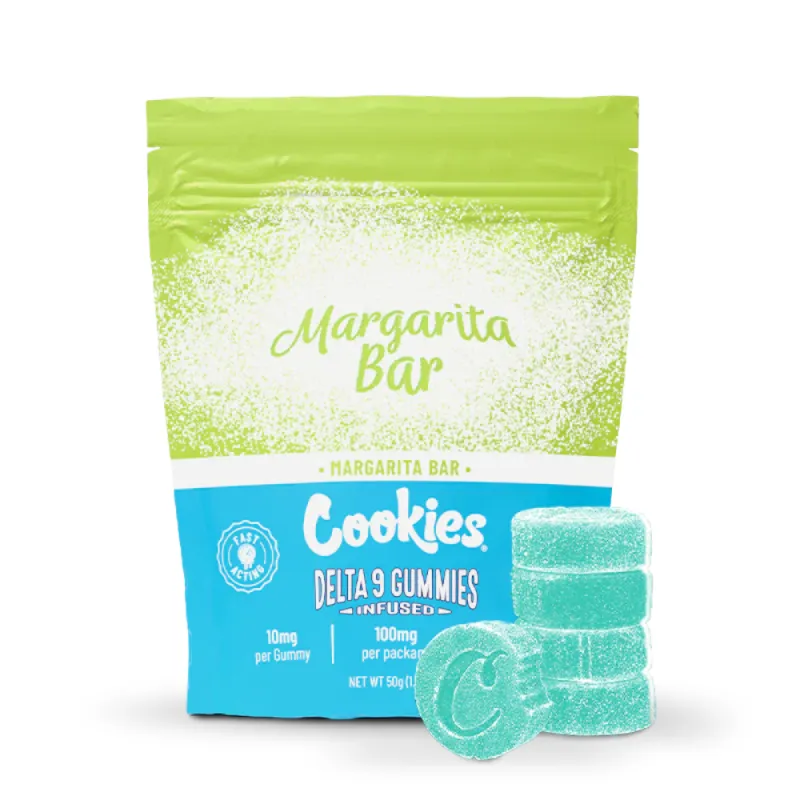 Gummies Delta 9 Cookies Margarita Bar – 10 mg – Sachet 10 unités