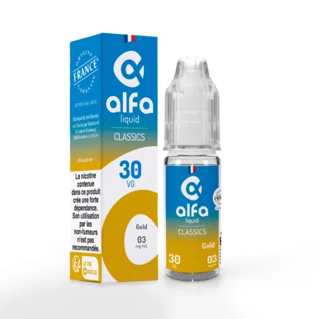 Eliquide Gold – Alfaliquid | Around The Vape
