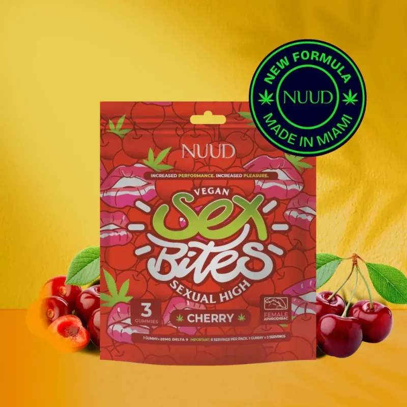 3x Gummies Nuud Sex Bites / Delta-9