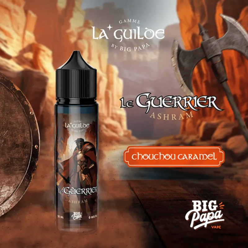 Eliquide Le Guerrier – Ashram 50ml (Gamme La Guilde) / Big Pap