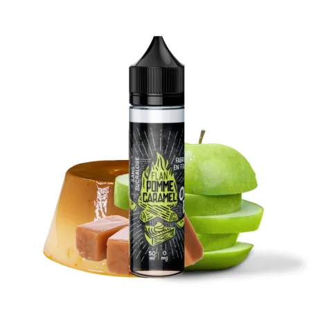 Eliquide Flan Pomme Caramel – Ohm des bois | Around The Vape