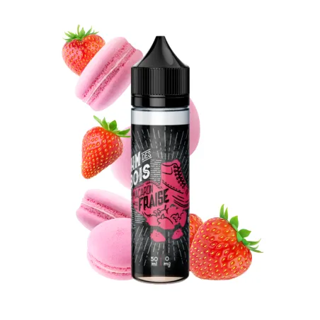 Eliquide Macaron Fraise – Ohm des bois | Around The Vape