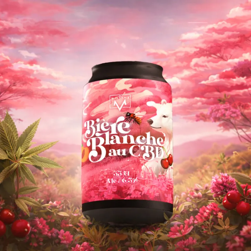 Bière Blanche au CBD / Milsens