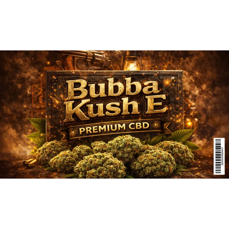 Fleur Bubba Kush CBE CBD - Fleur molécularisée
