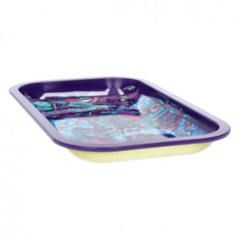 Plateau à rouler Euphoria Psychedelic - Métal | Format Large