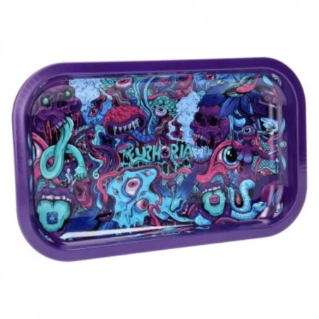 Plateau à rouler Euphoria Psychedelic – Métal | Format Large