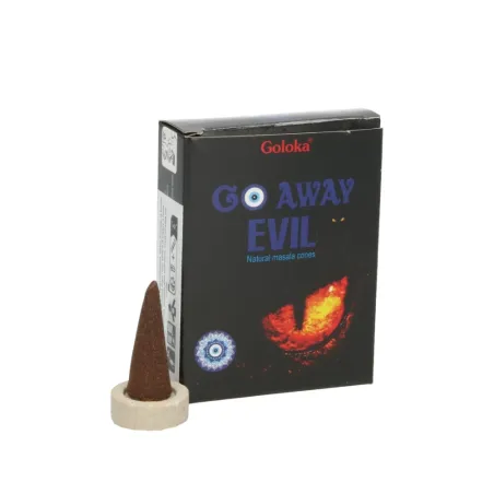 Encens Goloka Go Away Evil Cones – Cônes Purifiants | Inde