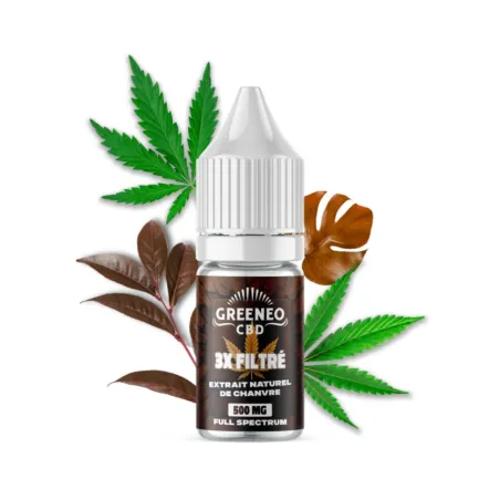 Eliquide CBD 3x Filtré – Greeneo | Around The Vape