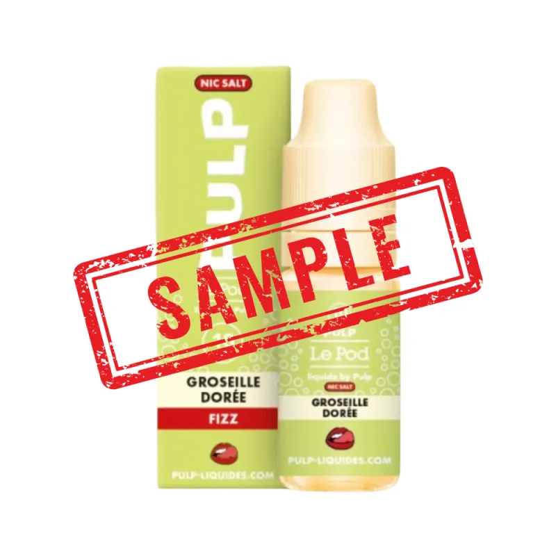[ECHANTILLON] Eliquide Groseille Dorée Fizz / Pulp