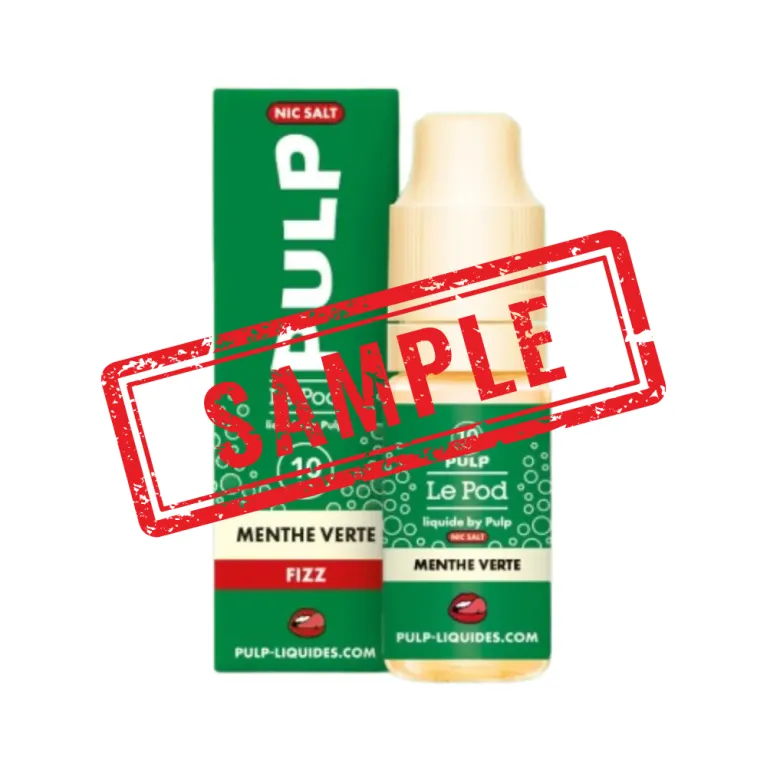 [ECHANTILLON] Eliquide Menthe Verte Fizz / Pulp