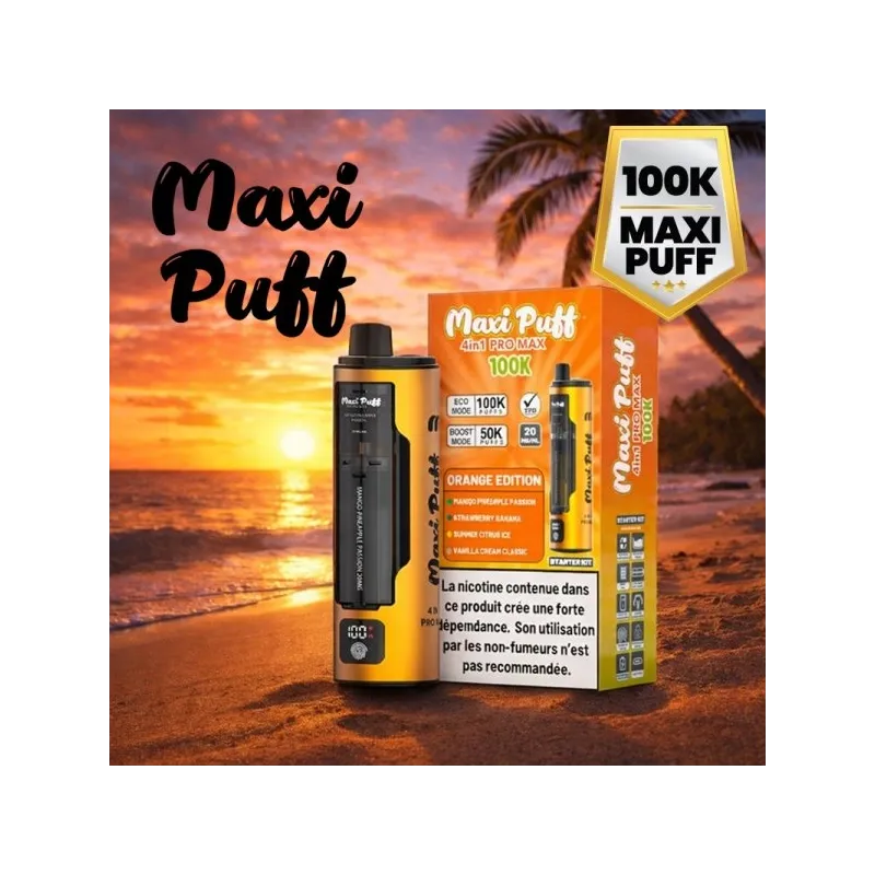 Puff Pro Max 4in1 100K 20mg / Maxi Puff