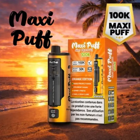 Puff Pro Max 4in1 100K 20mg – Maxi Puff | Around The Vape