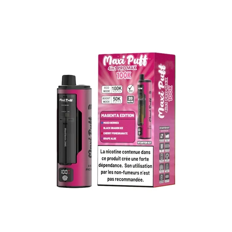 Puff Pro Max 4in1 100K 20mg / Maxi Puff