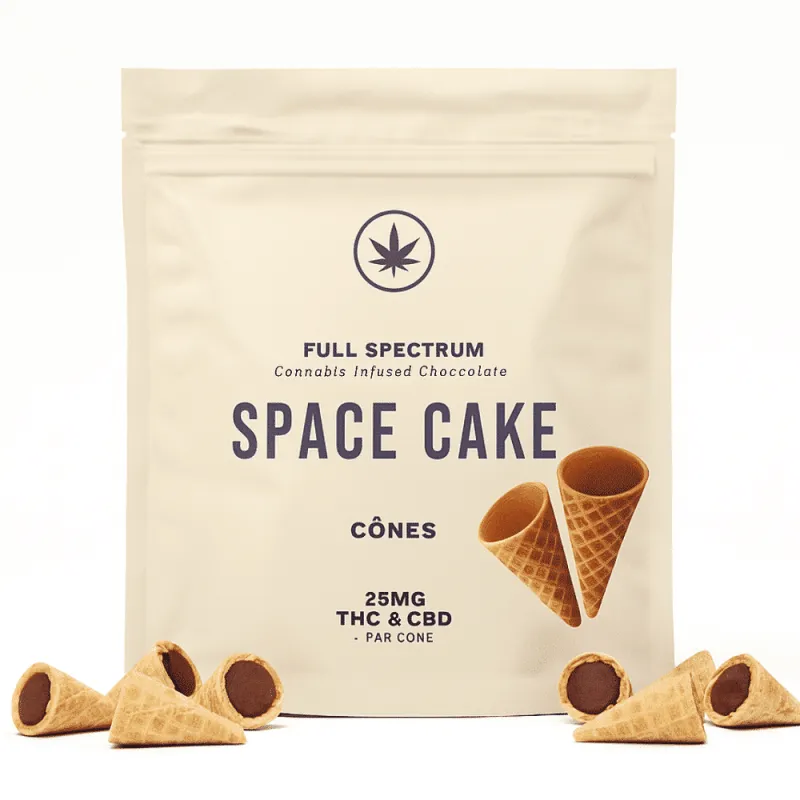 Space Cake THC / Cônes Chocolat THC & CBD