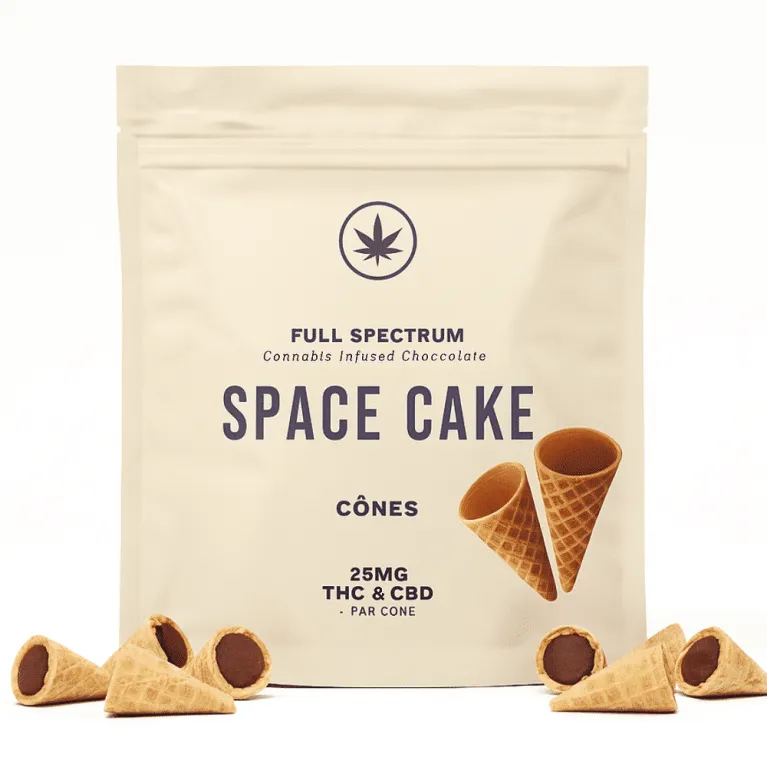 Space Cake THC / Cônes Chocolat THC & CBD