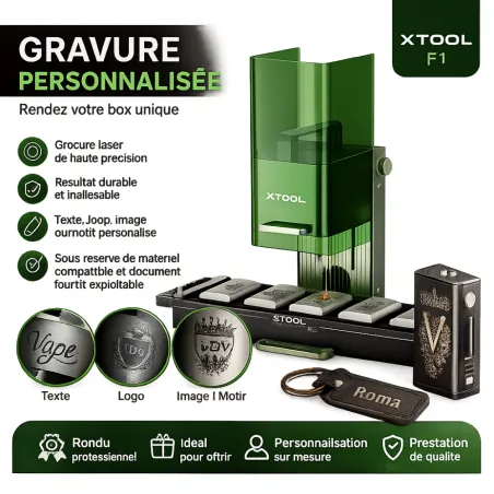 Kit Gravure Personnalisée Vape – Personnalisation Laser