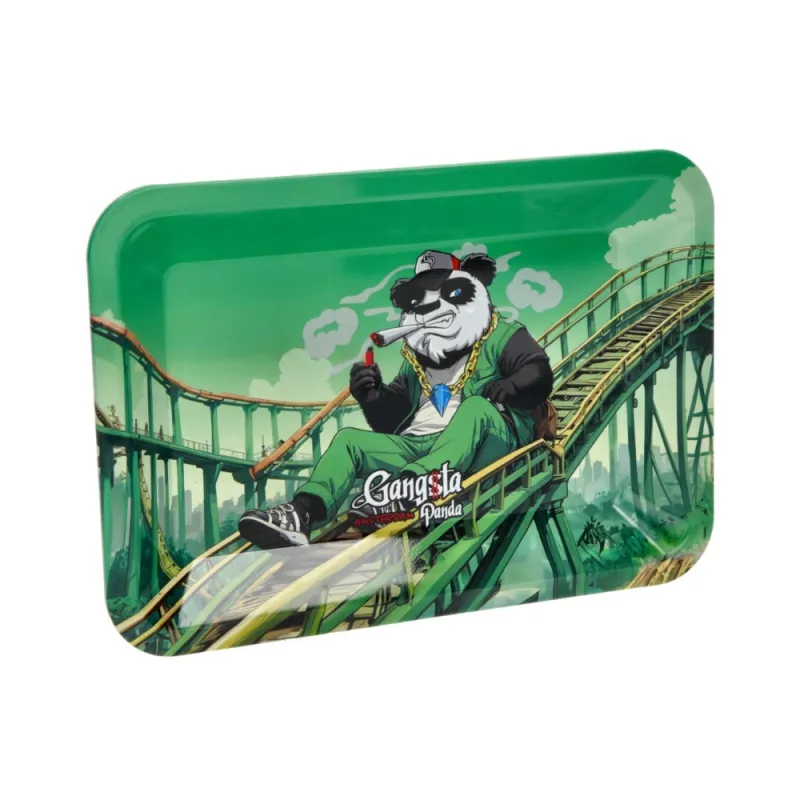 Plateau en Métal Gangsta Panda Roller Coaster