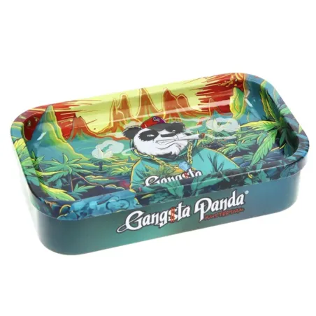Boîte Métallique Gangsta Panda Leaf Landscape