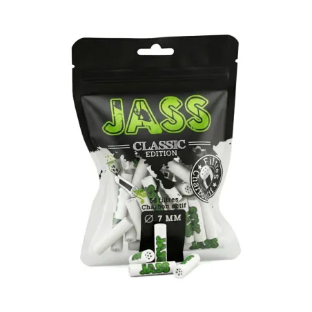 50x Filtres Charbon Actif – Jass Paper | Around The Vape
