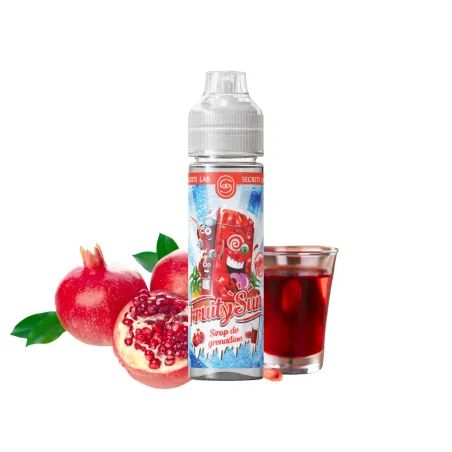 Eliquide Sirop de Grenadine – Fruity Sun – Secret's Lab
