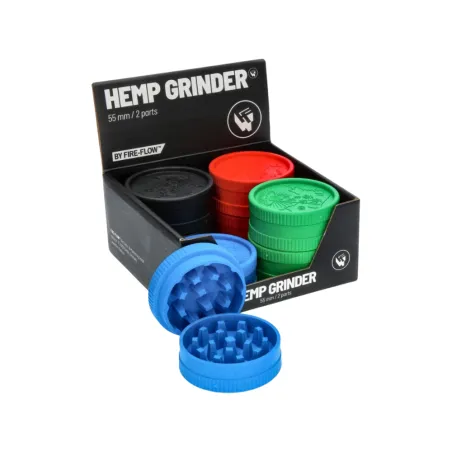 Grinder Fire-Flow Hemp 420 Alien 55mm | Around The Vape