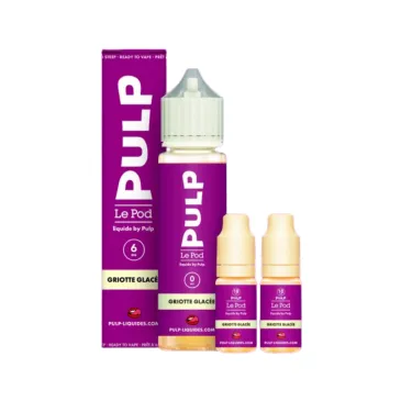 Pack 60ml Eliquide Griotte Glacée - Le Pod Liquide / Pulp