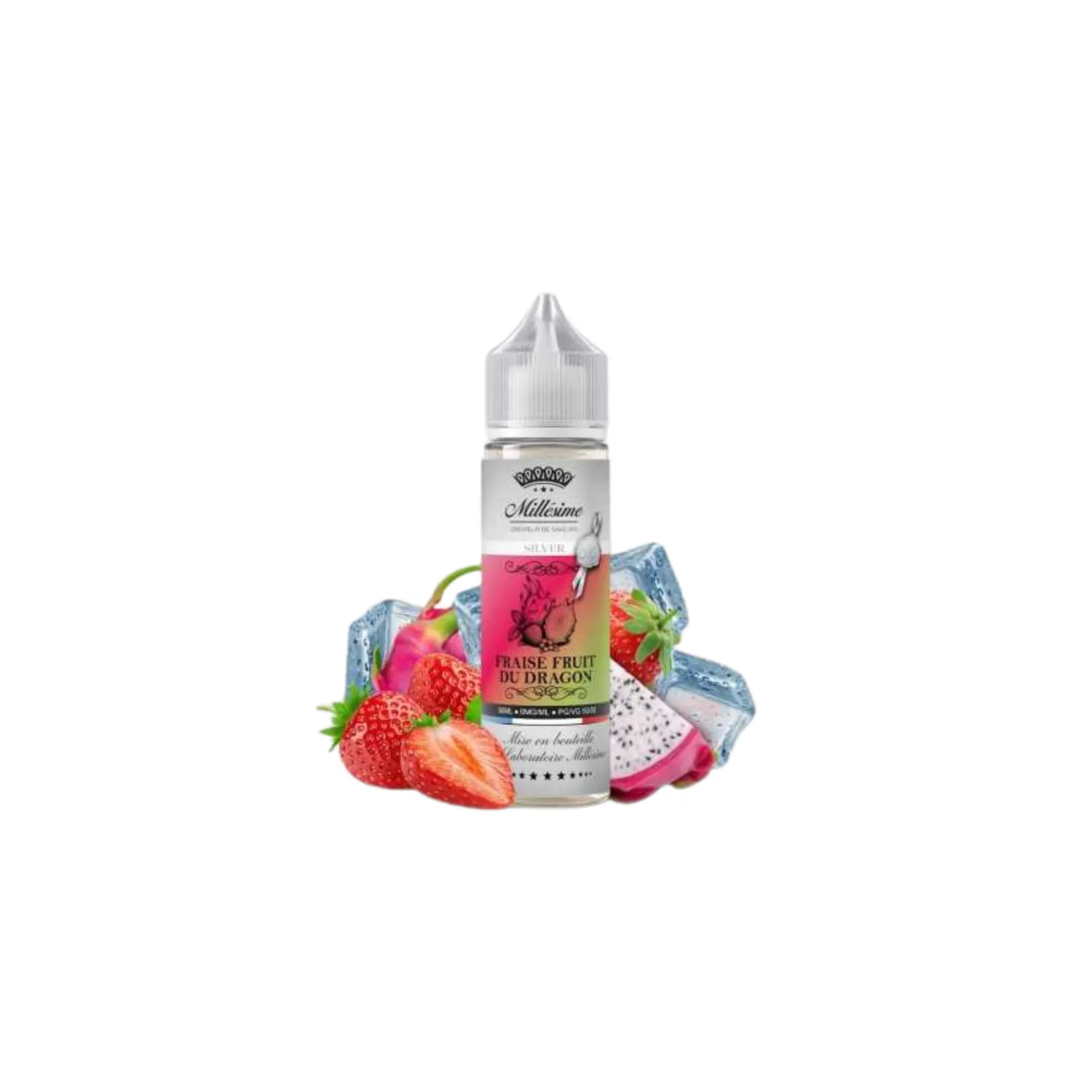Eliquide Fraise Fruit du Dragon 50ml / Silver / Millésime