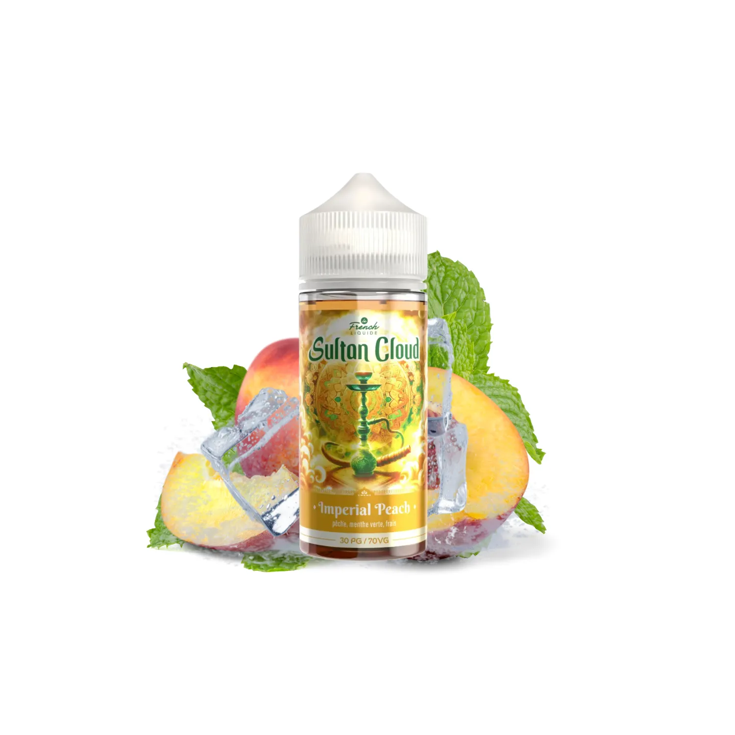 E-liquide Imperial Peach / Sultan Cloud / Le French Liquide