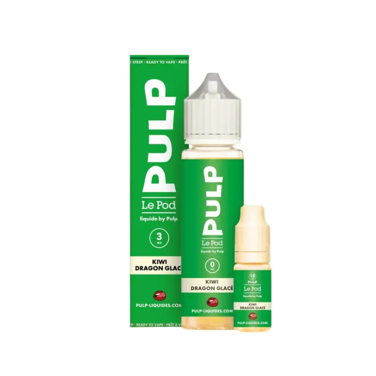 E-liquide Kiwi Dragon Glacé / Le Pod Liquide / Pulp