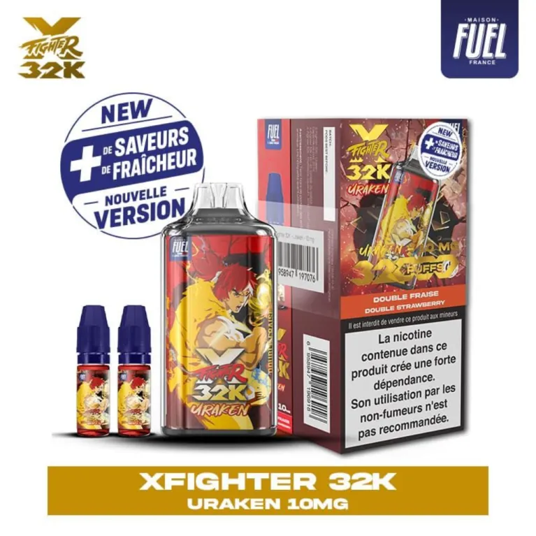 Puff X-Fighter 32K V2 10mg / Aspire x Fighter Fuel