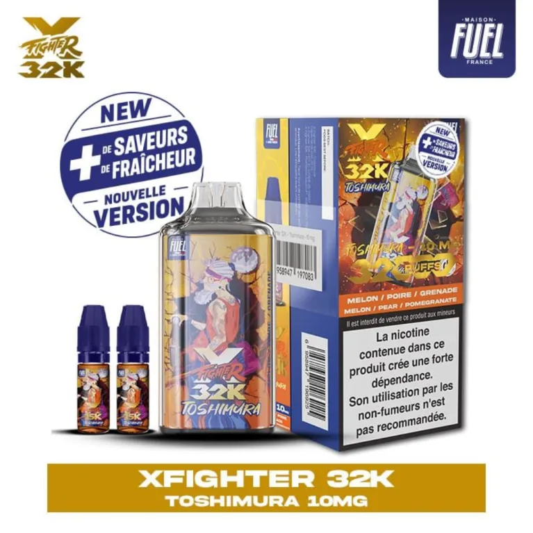 Puff X-Fighter 32K V2 10mg / Aspire x Fighter Fuel