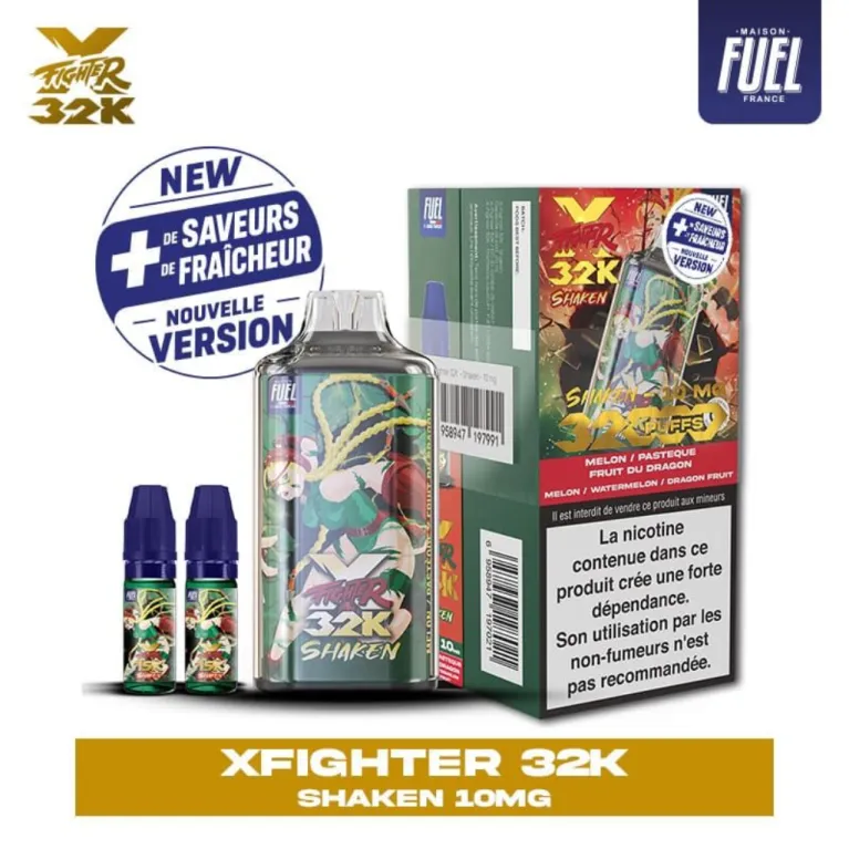 Puff X-Fighter 32K V2 10mg / Aspire x Fighter Fuel