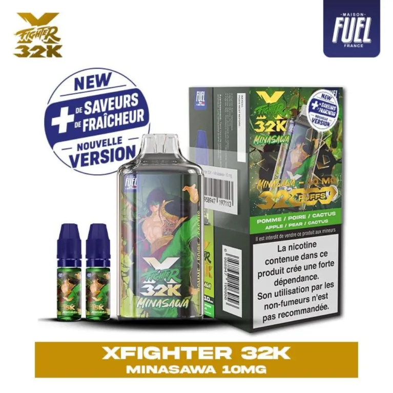 Puff X-Fighter 32K V2 10mg / Aspire x Fighter Fuel