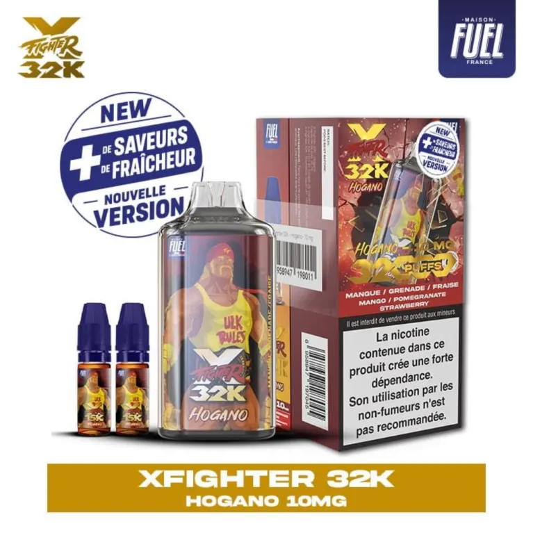 Puff X-Fighter 32K V2 10mg / Aspire x Fighter Fuel