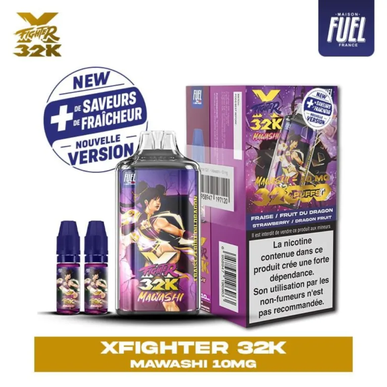 Puff X-Fighter 32K V2 10mg / Aspire x Fighter Fuel